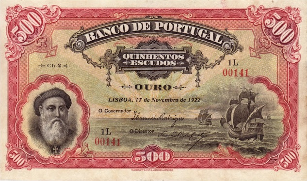 Billete 500 Escudos