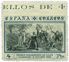 4 ptas. Azul y negro